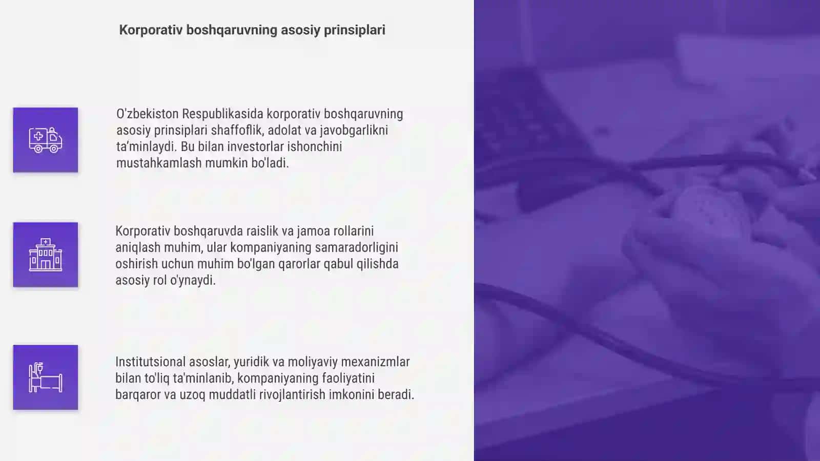 Korporativ boshqaruvning institutsional asoslari 4