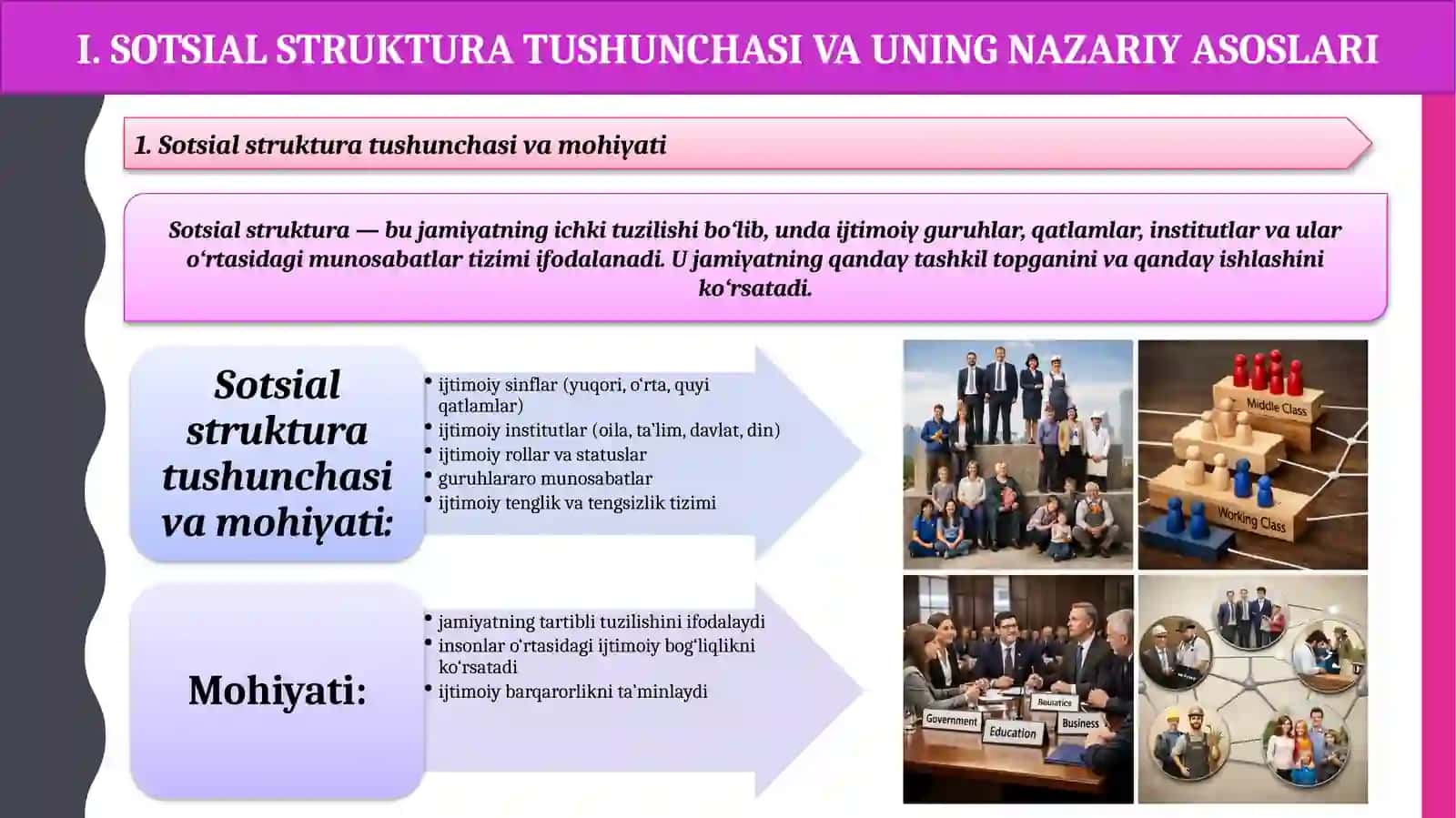 Sotsial strukturaning asosiy elementlari 4