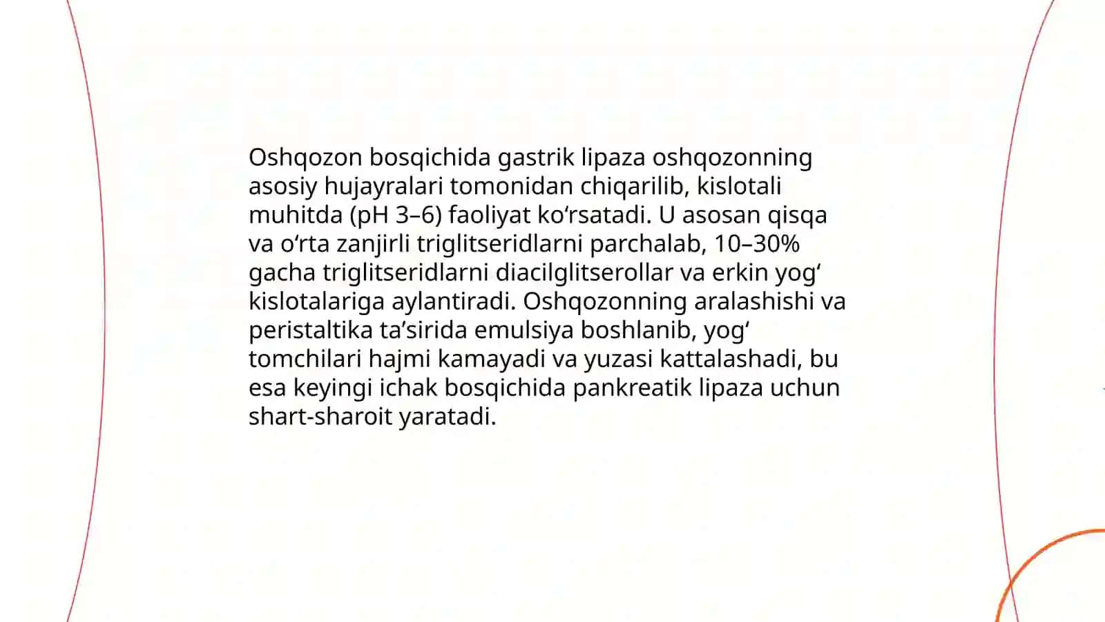 Yog‘larning hazmlanishi 4
