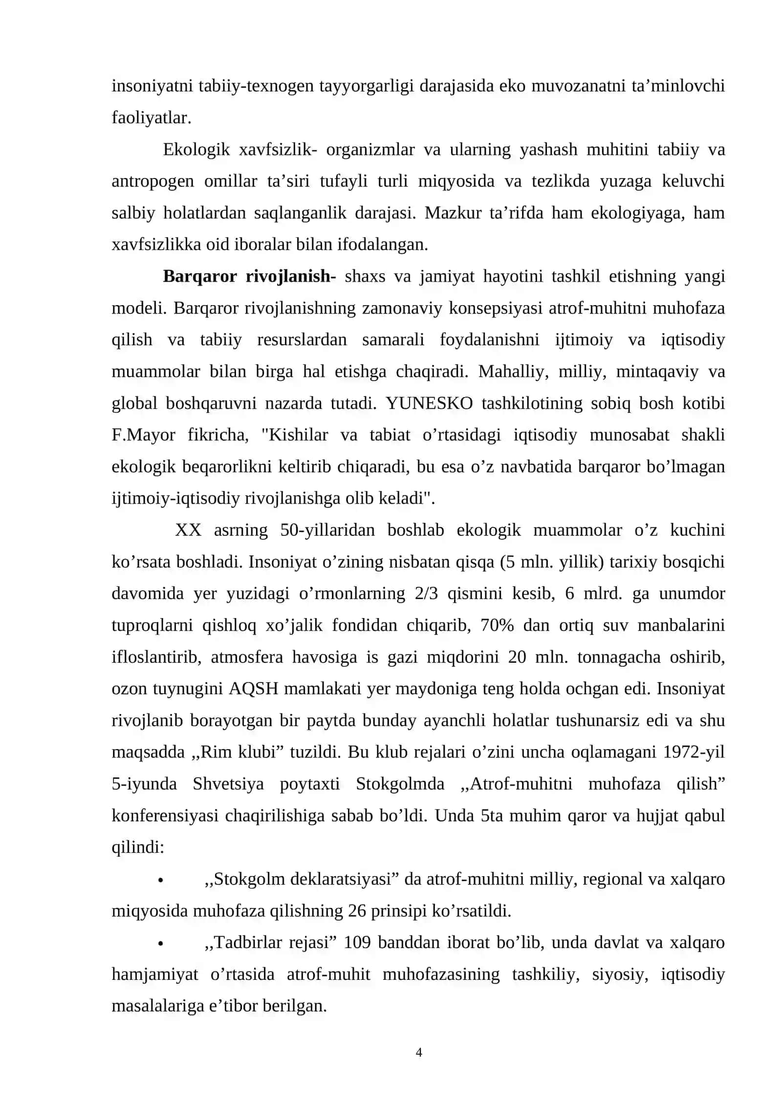 BARQAROR RIVOJLANISH 4