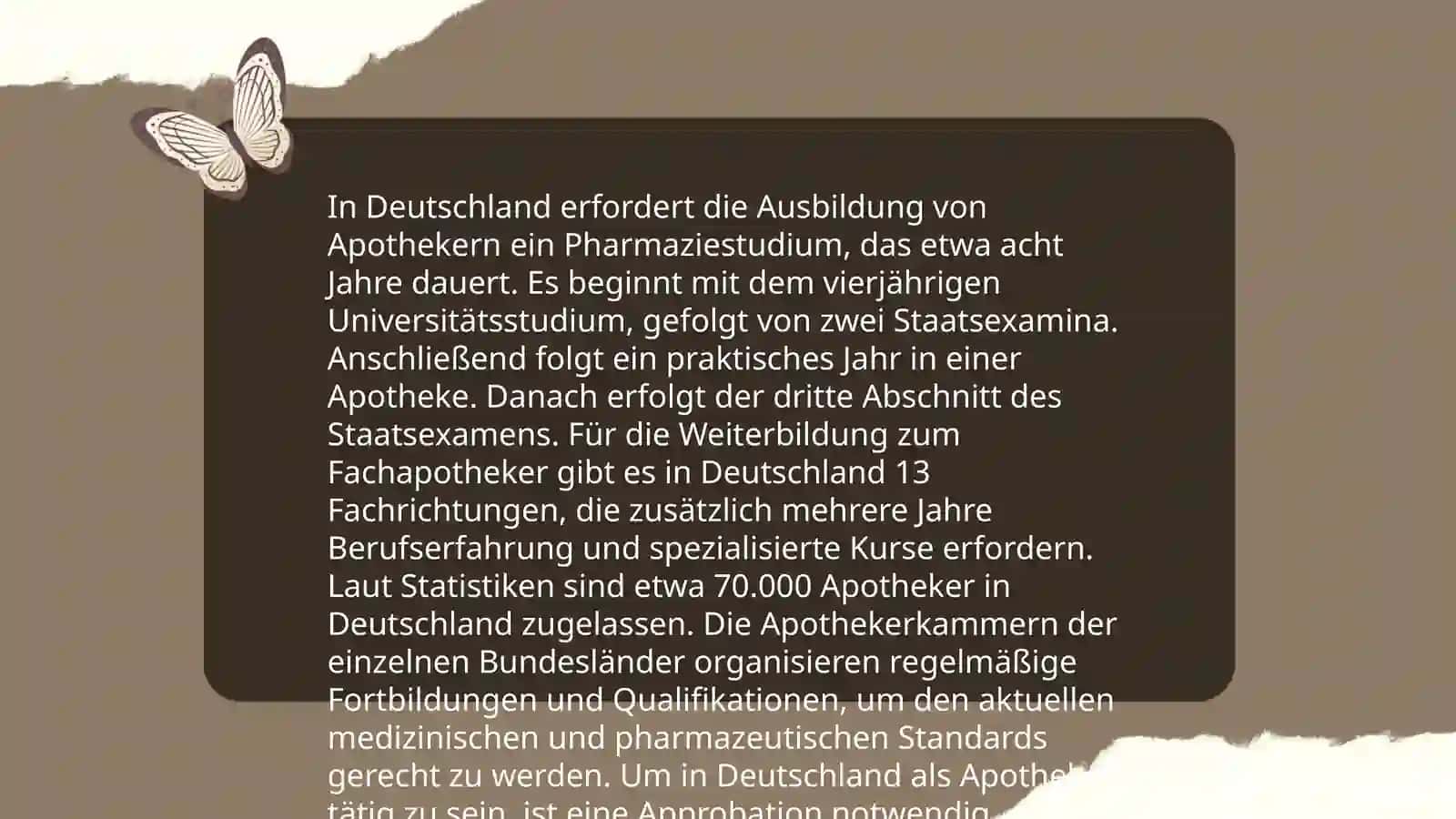 Der Apothekerberuf in Deutschland 4