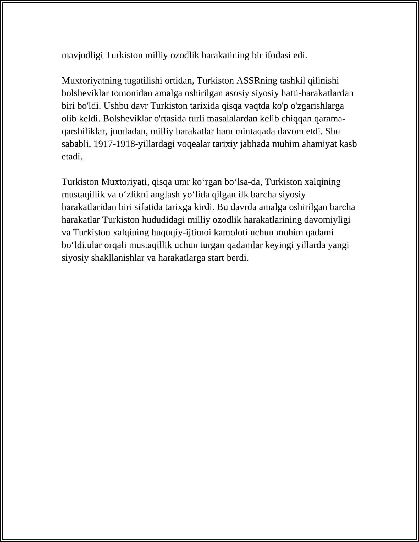 TURKISTON MUXTORIYATI VA ISTIQLOLCHILIK XARAKATI GEOGRAFIYASI 4