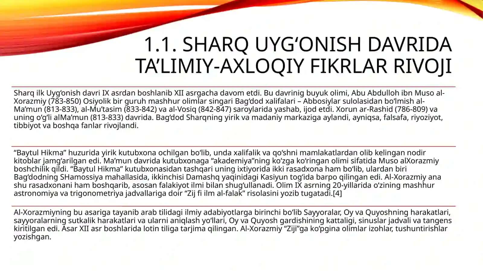 Sharq Uyg‘onish Davri Pedagogik Fikrlarning Rivojlanishi 4