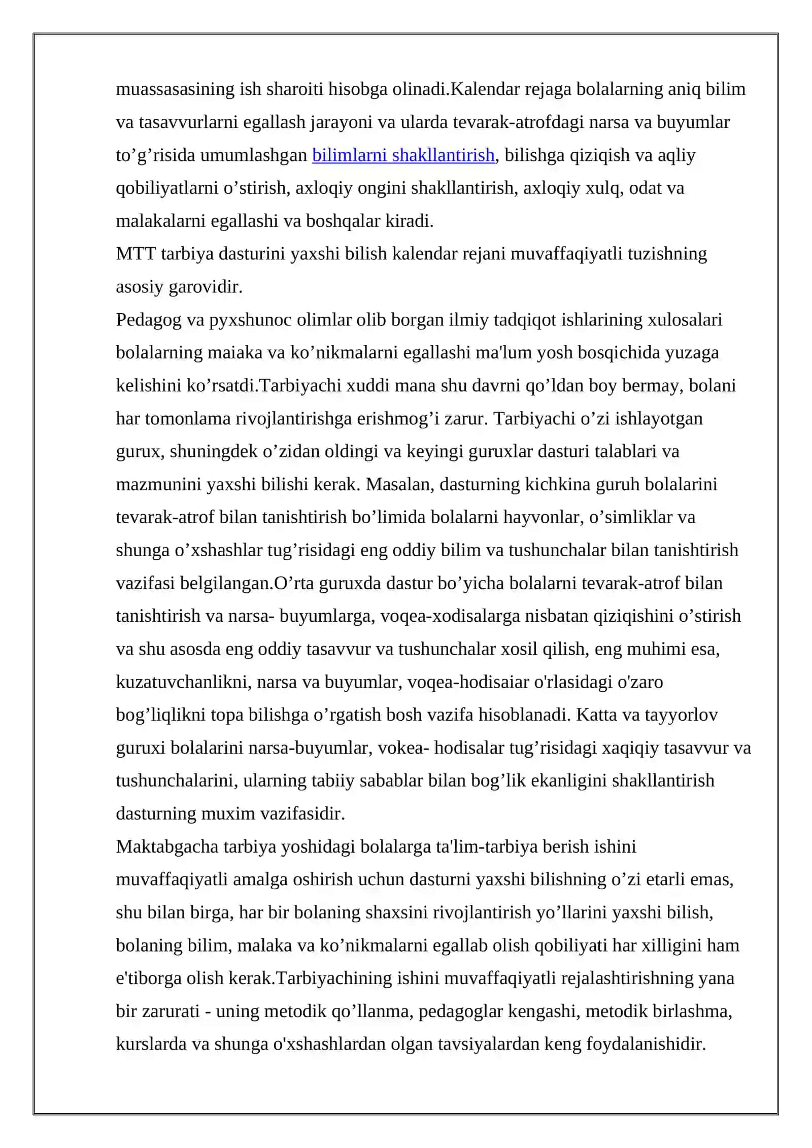 Ish Rejasini Tuzish Metodikasi 4