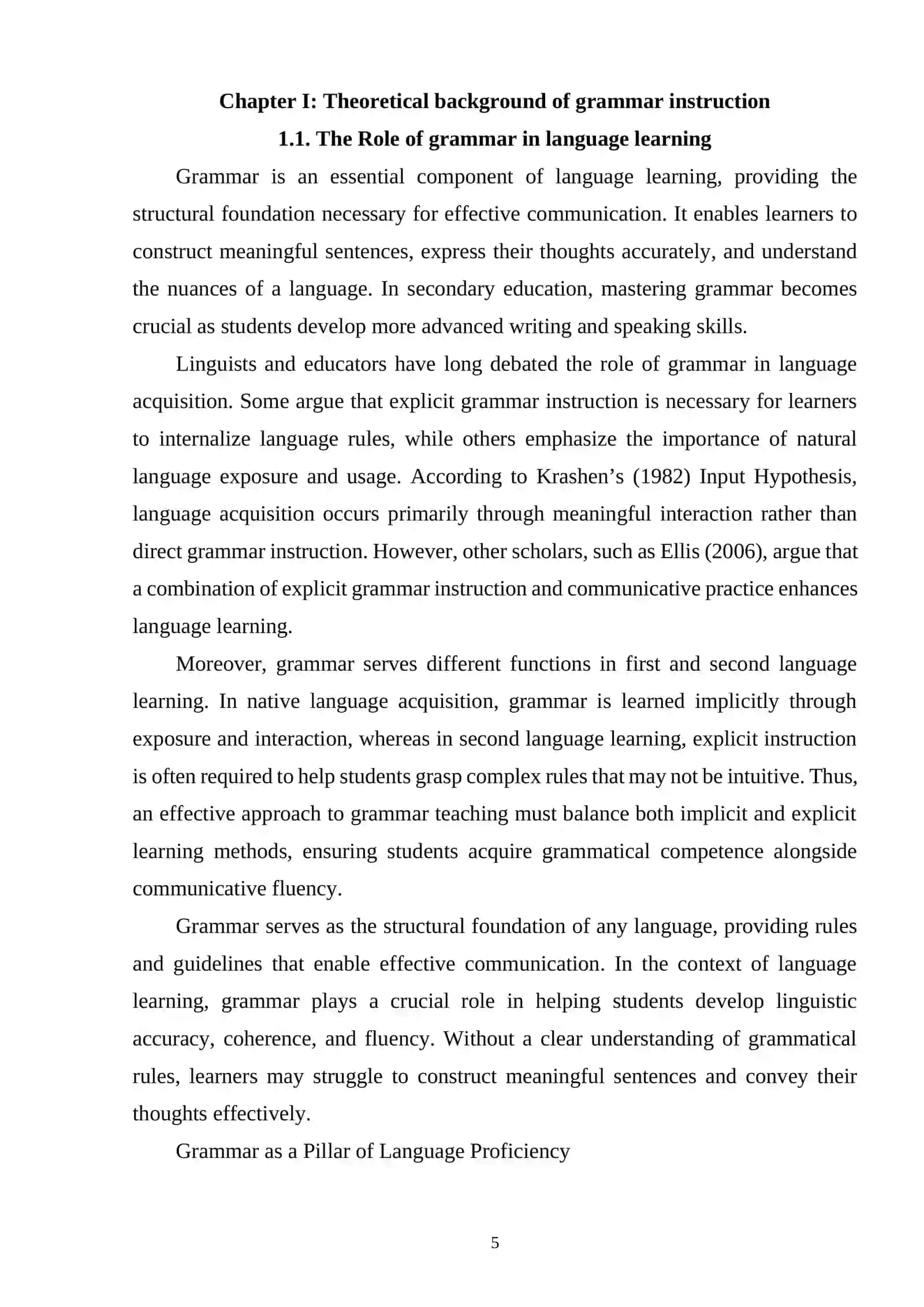 DEVELOPING GRAMMAR-FOCUSED LESSONS FOR SECONDARY EDUCATION 4
