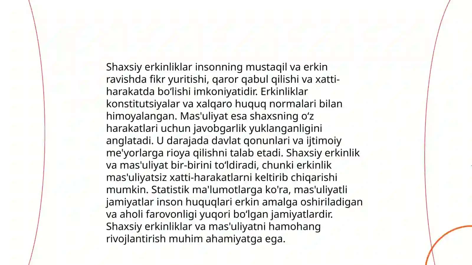 Islomda inson huquq va erkinligini taminlashning oʼziga xosligi 4