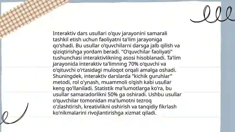 Talimda innovatsion metodlar 4