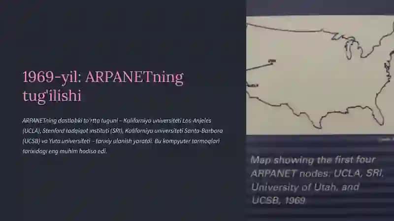 Kompyuter tarmoqlarining rivojlanish bosqichlari 4