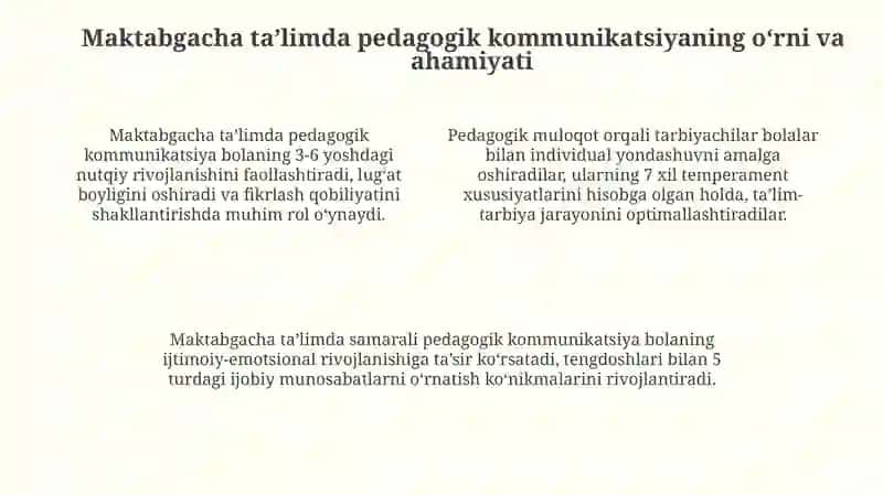 Pedagogik muloqotning mohiyati va ahamiyati 4