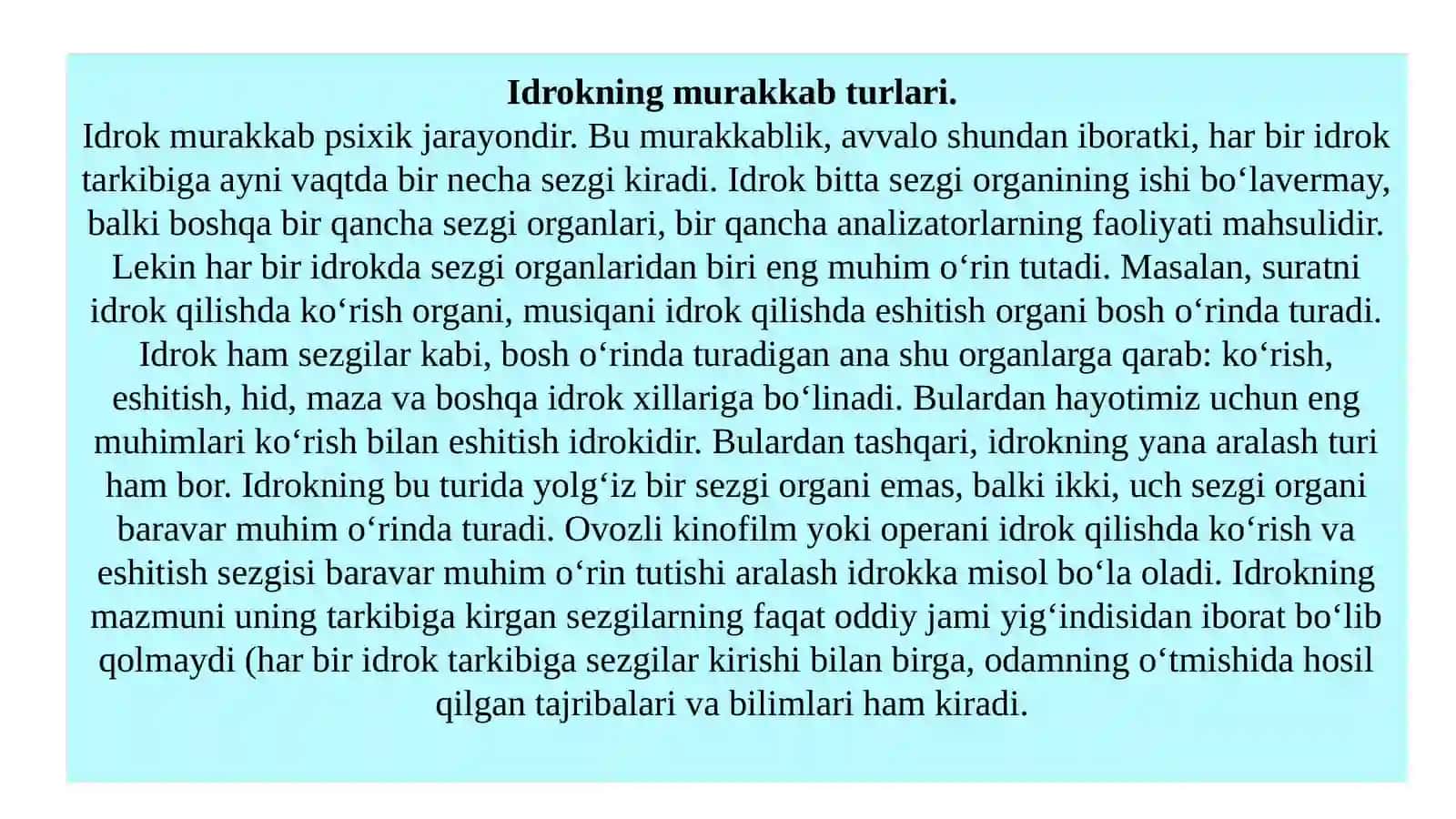 IDROK HAQIDA TUSHUNCHA VA UNING XUSUSIYATLARI 4