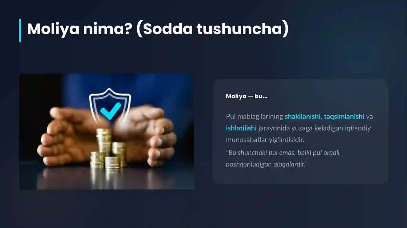 Moliya tizimi va moliyaviy siyosat 4
