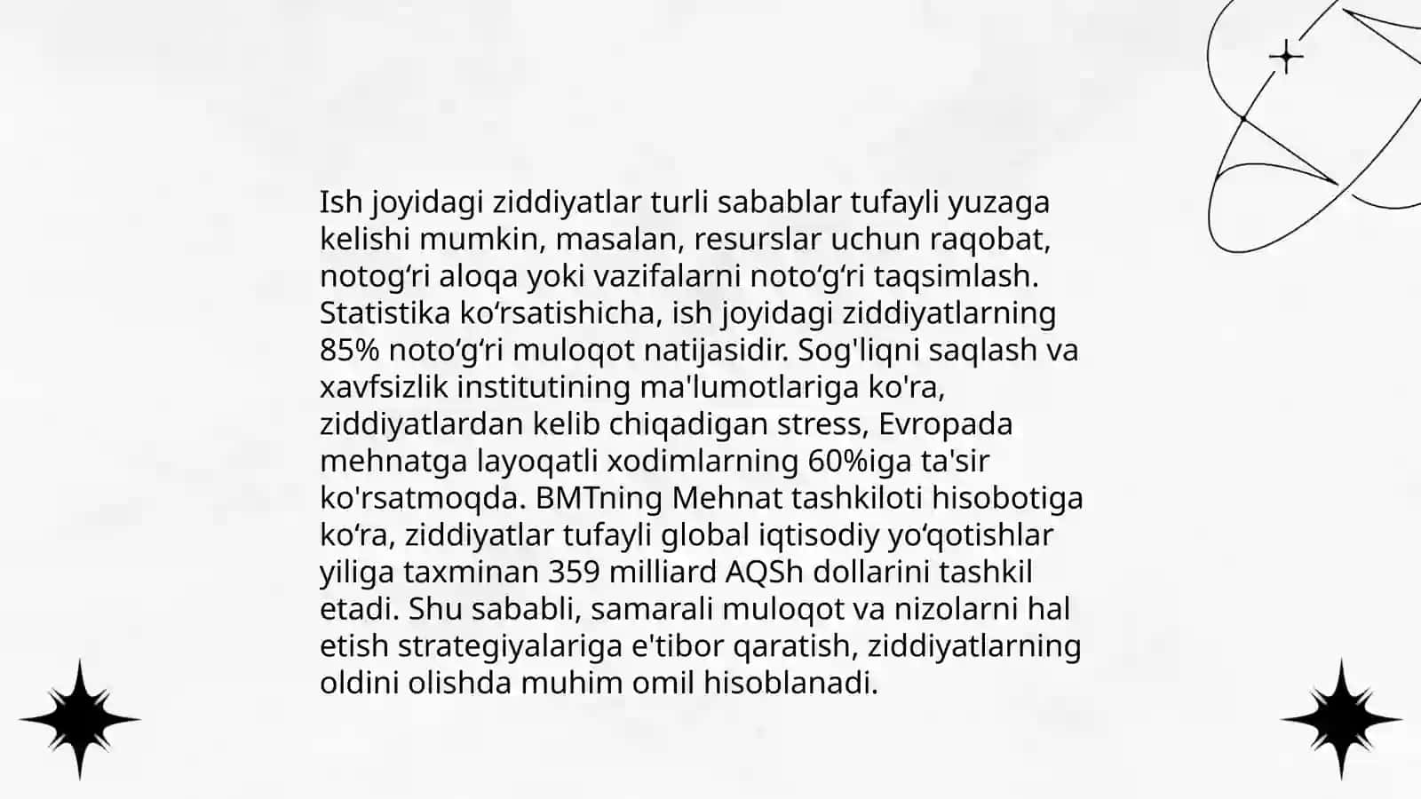 Ziddiyatni yuzaga keltiruvchi vaziyatlar 4