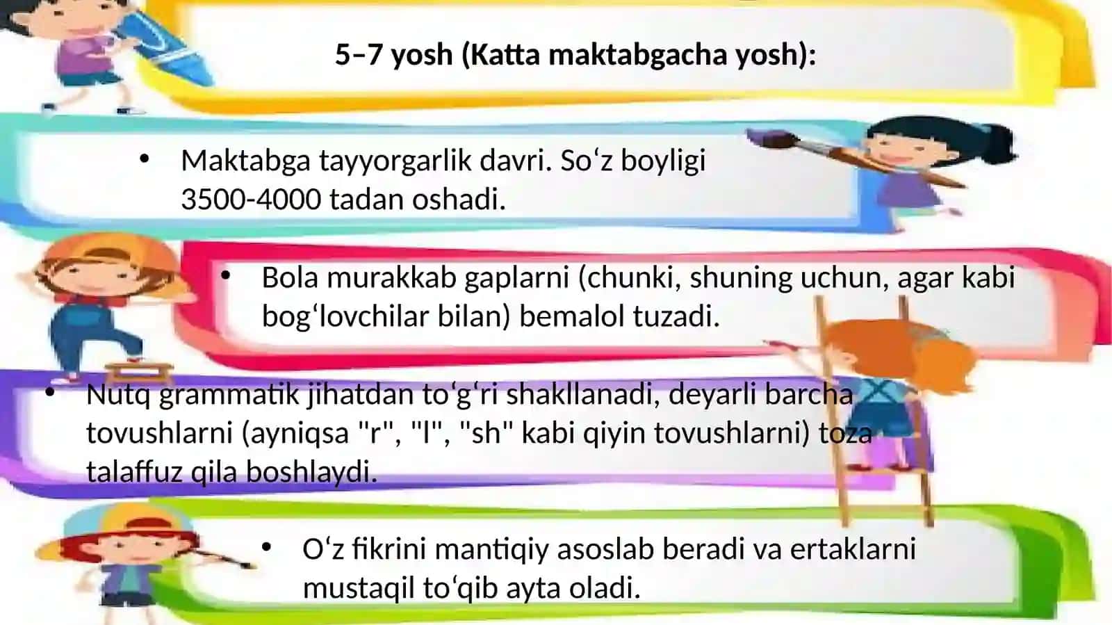 Maktabgacha tarbiya yoshida nutqning rivojlanishi 4