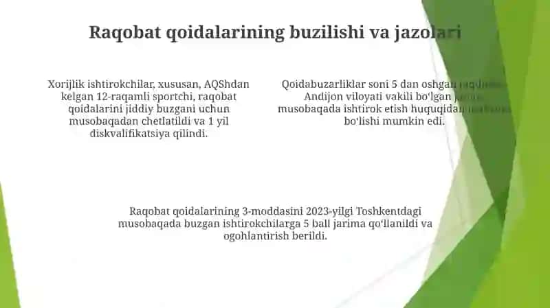 Raqobat va Hakamlar 4