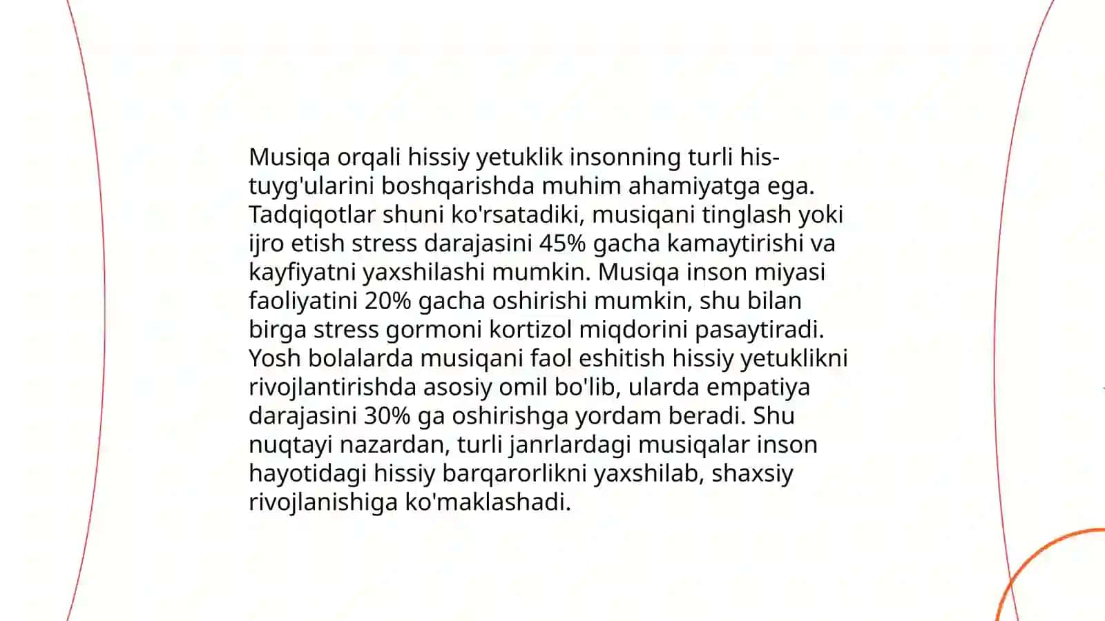 Musiqa va shaxsiy rivojlanish 4