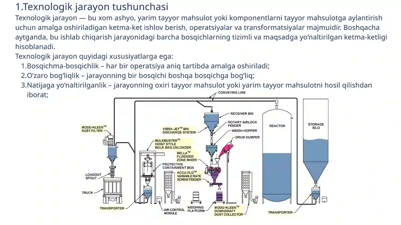 Texnologik jarayon strukturasini o’rganish 4