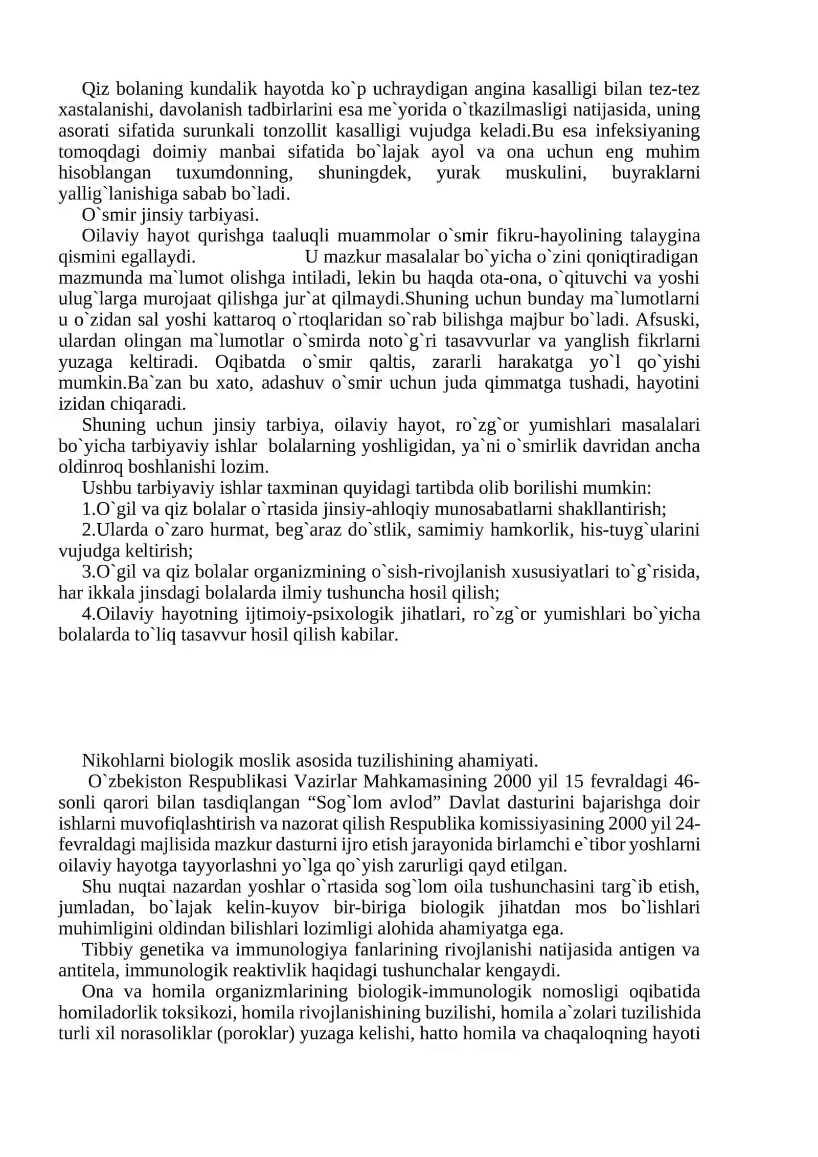 Sog’lom turmush tarzini shakllantirishda ba`zi bir yashirin kechadigan kasalliklar (uchinchi holat) ni aniqlash va oldini olishning ahamiyati 4