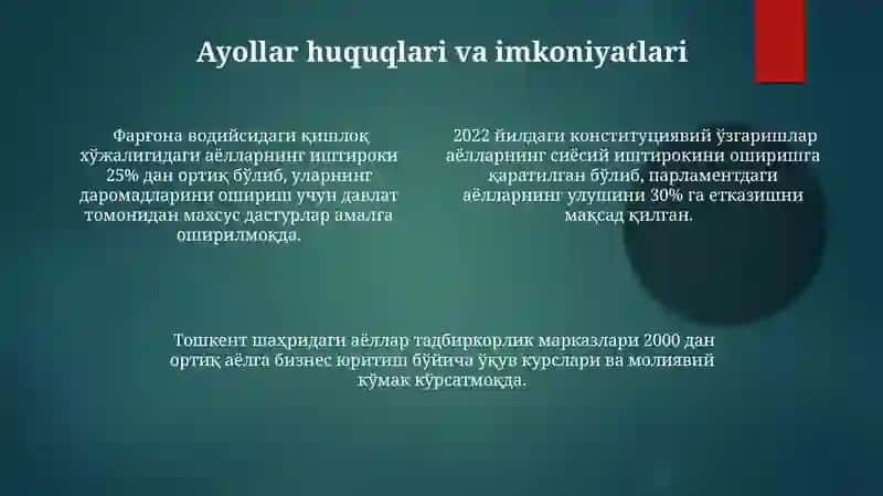 O‘ZBЕKISTОN RЕSРUBLIKАSIDАGI IJTIMОIY O‘ZGАRISHLАR 4