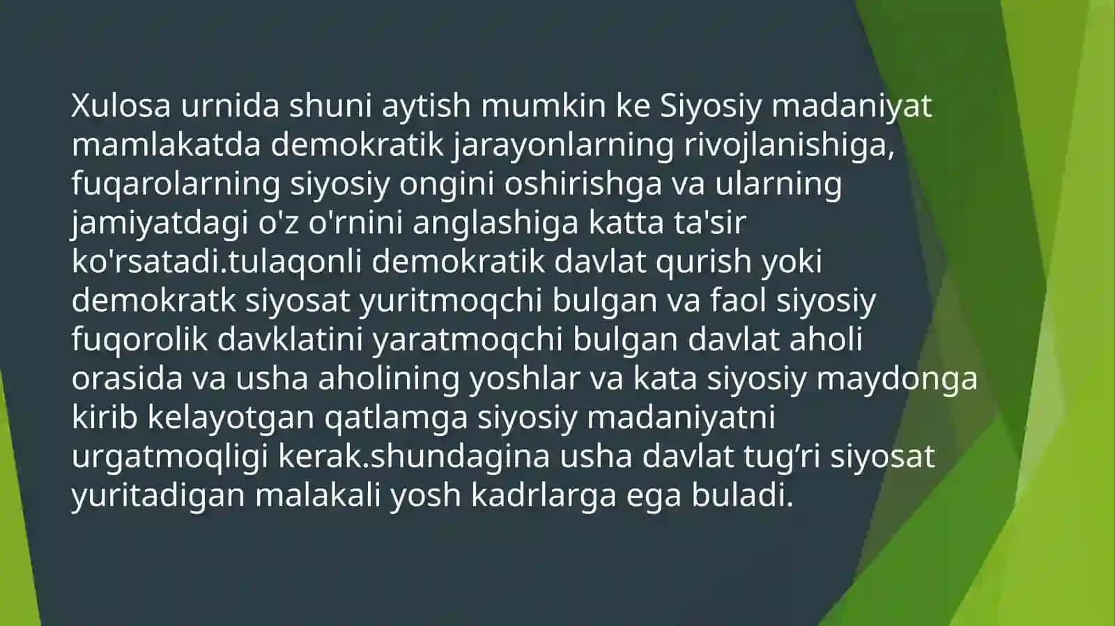 SIYOSIY MADANIYAT 4