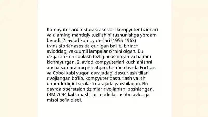 Shaxsiy kompyuterning axboriy-mantiqiy asoslari 4