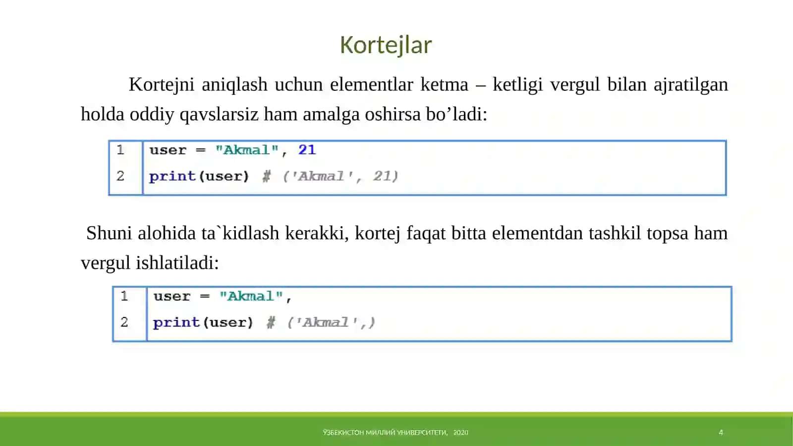 Pythondasturlashtili 4