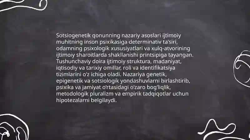 Sotsiogenetik qonunning psixologiyada talqini 4