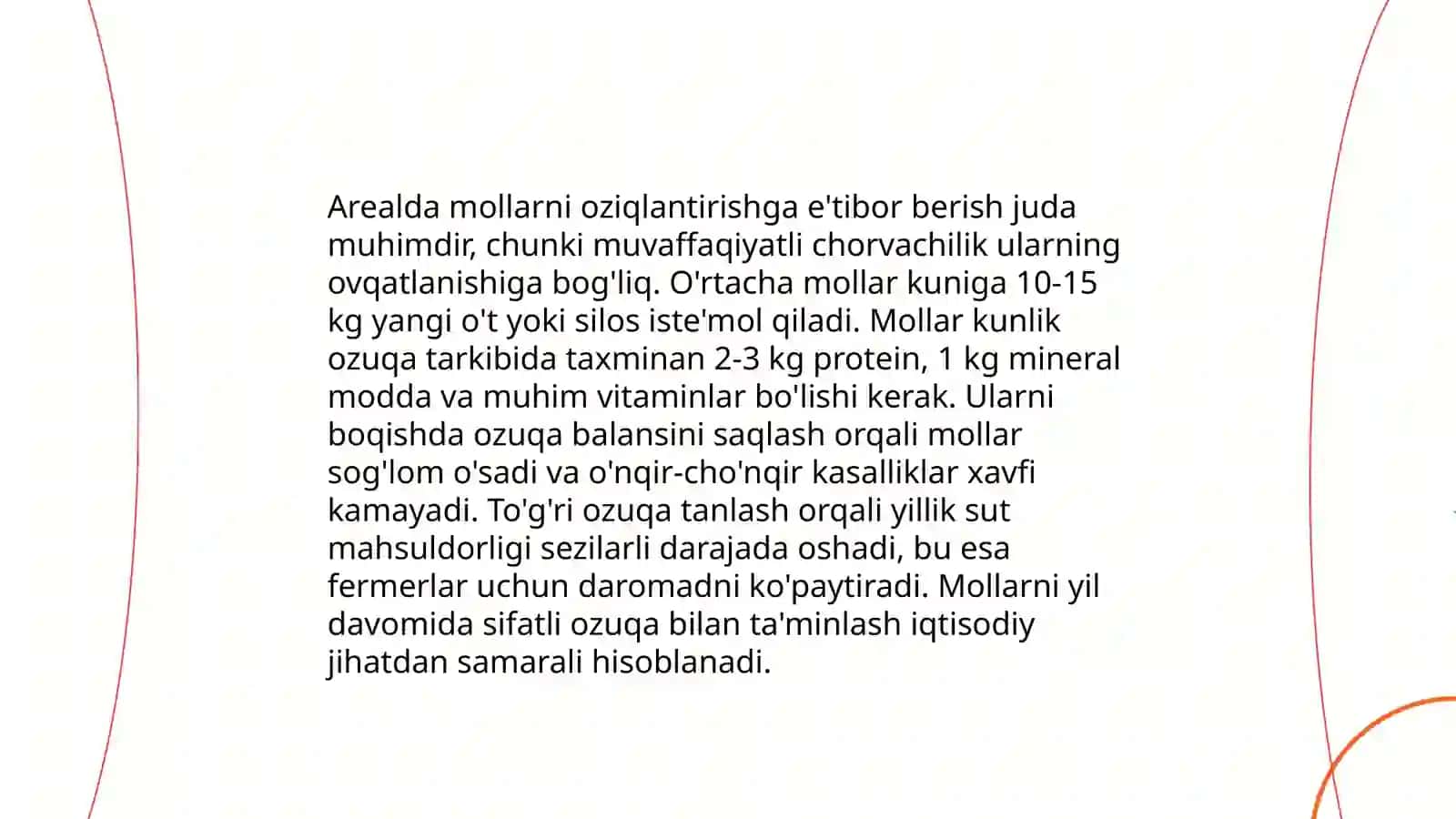 Areal chorvachilik turlari 4