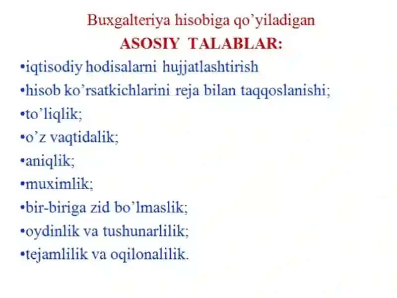 Buxgalteriya hisobining meyoriy huquqiy asoslari 4