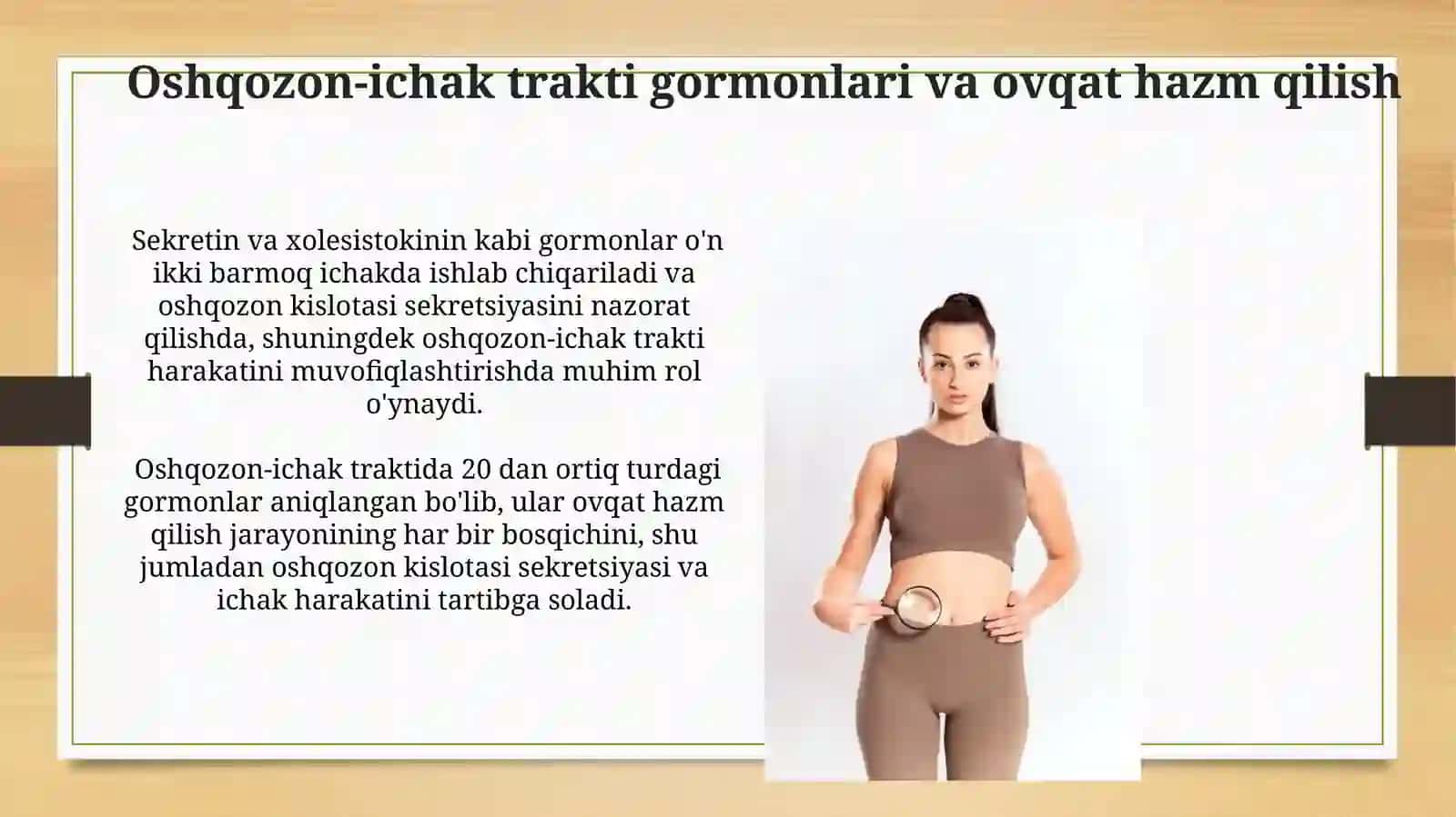 Metobalizm va funksiyani garmonlar bilan nazorat qilish 4