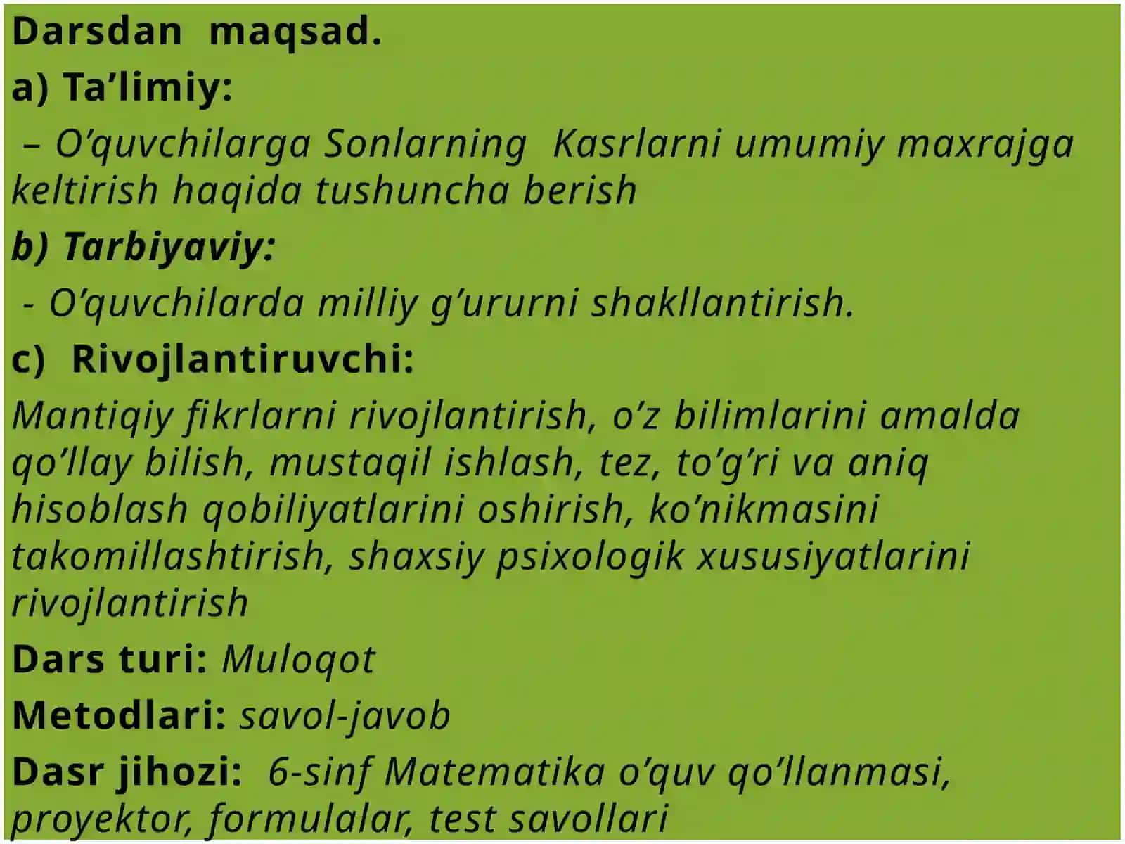 Oddiy kasrlarni ko'paytirish 4