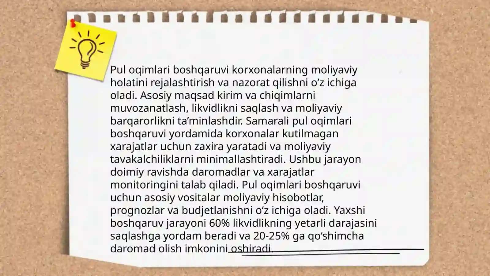 Pul mablagʻlari operatsiyalari hisobi 4