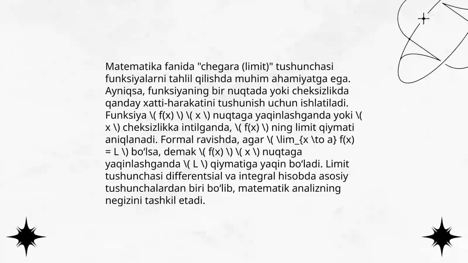 Lopitalning 2-qoidasi 4