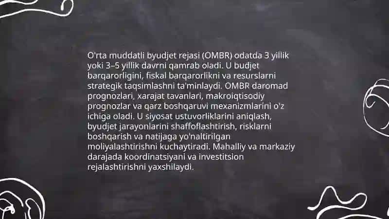 Davlat byudjetini boshqarish va davlatning byudjet-soliq siyosati 4