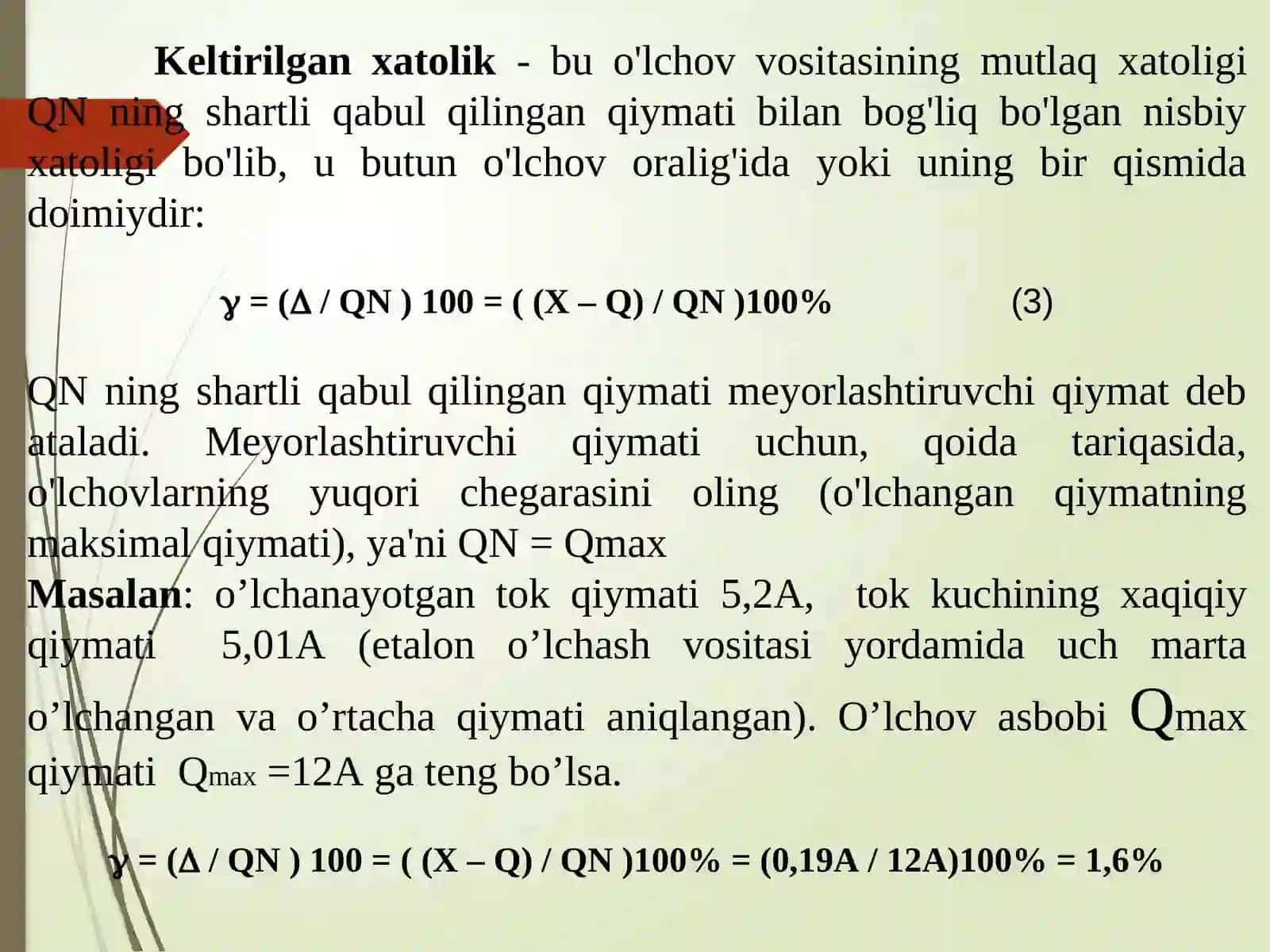 O’LASH VA O’LCHASH VOSITALARINING XATOLIGINI ANIQLSH 4