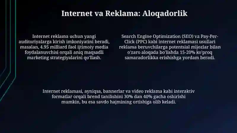 Internet, Reklama va Ommaviy Axborot Vositalari: Umumiy Ildizlar 4