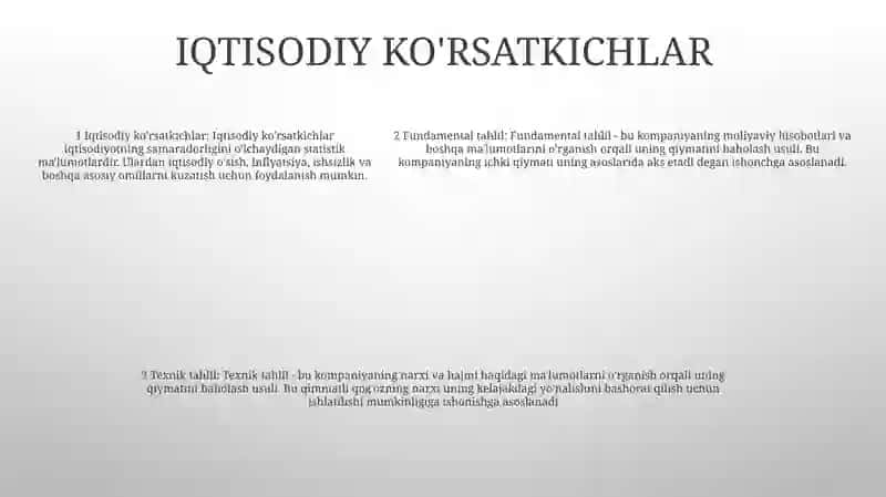Moliya Bozori Tahlil Etish Asoslari Fundamental Va Texnik 4