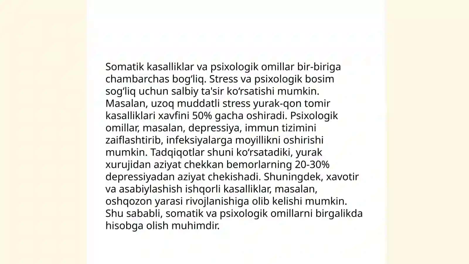 Psixik travma.Somatik va psixosomatik kasalliklarda artterapiyaning o'rni 4