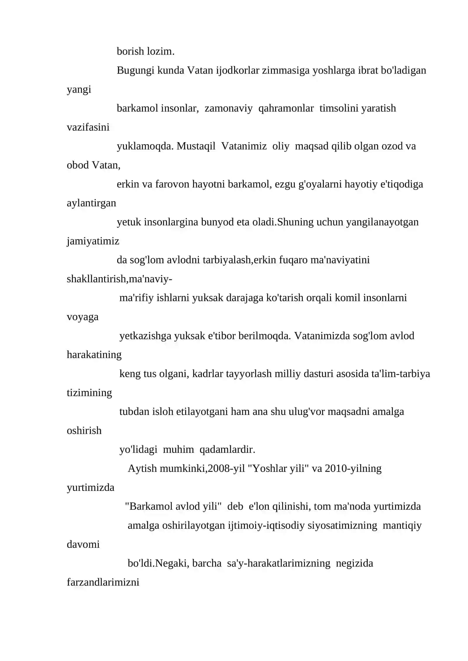 Barkamol avlodni milliy istiqlol g'oyasi va mafkurasi ruhida tarbiyalash 4