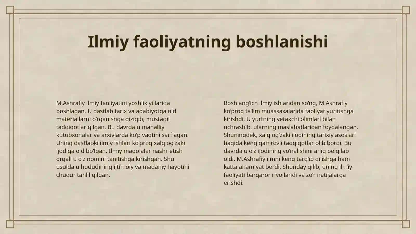 M.ASHRAFIY IJODIY FAOLIYATI 4