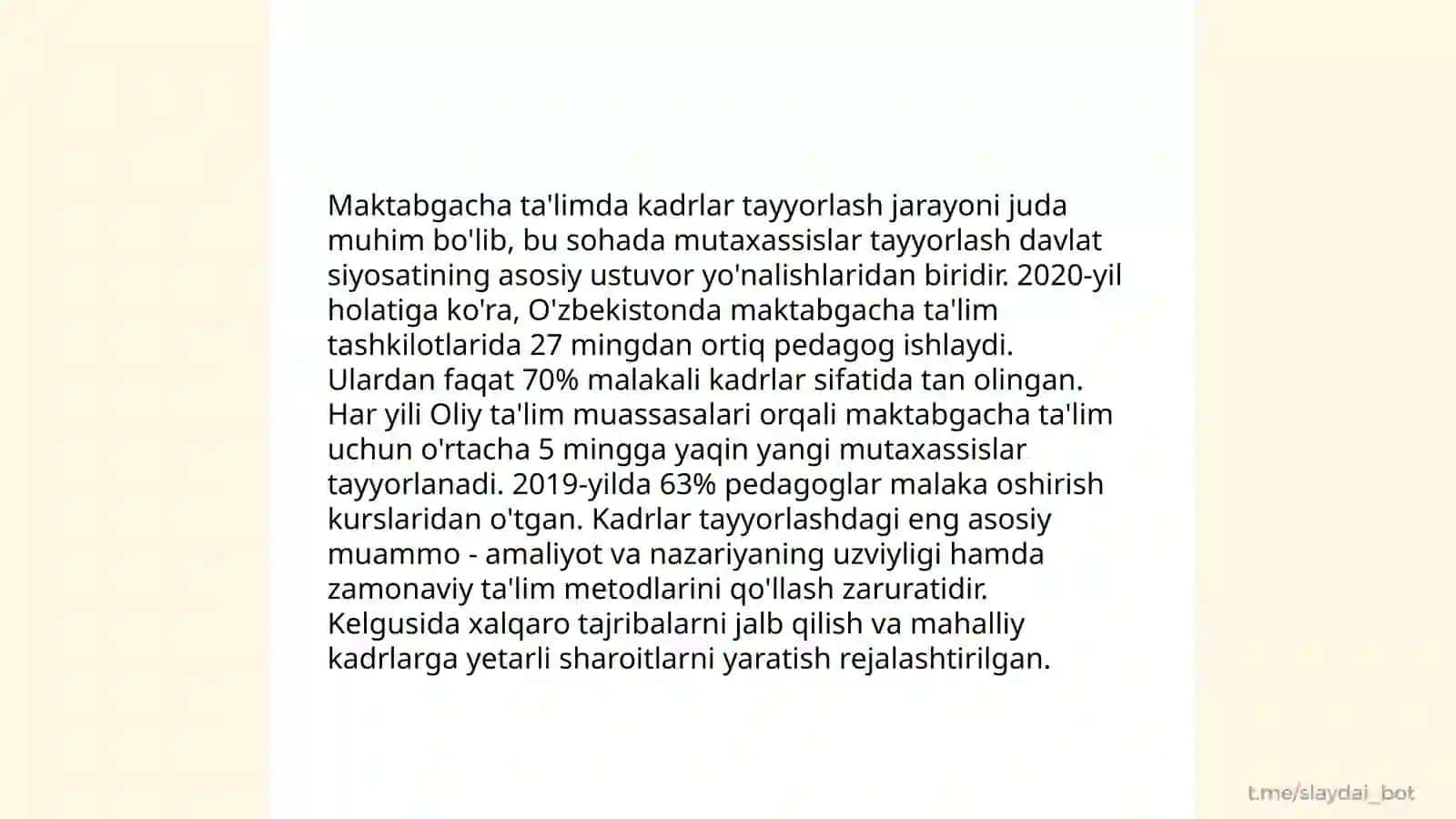 Rivojlangan davlatlar maktabgacha talim tizimi 4