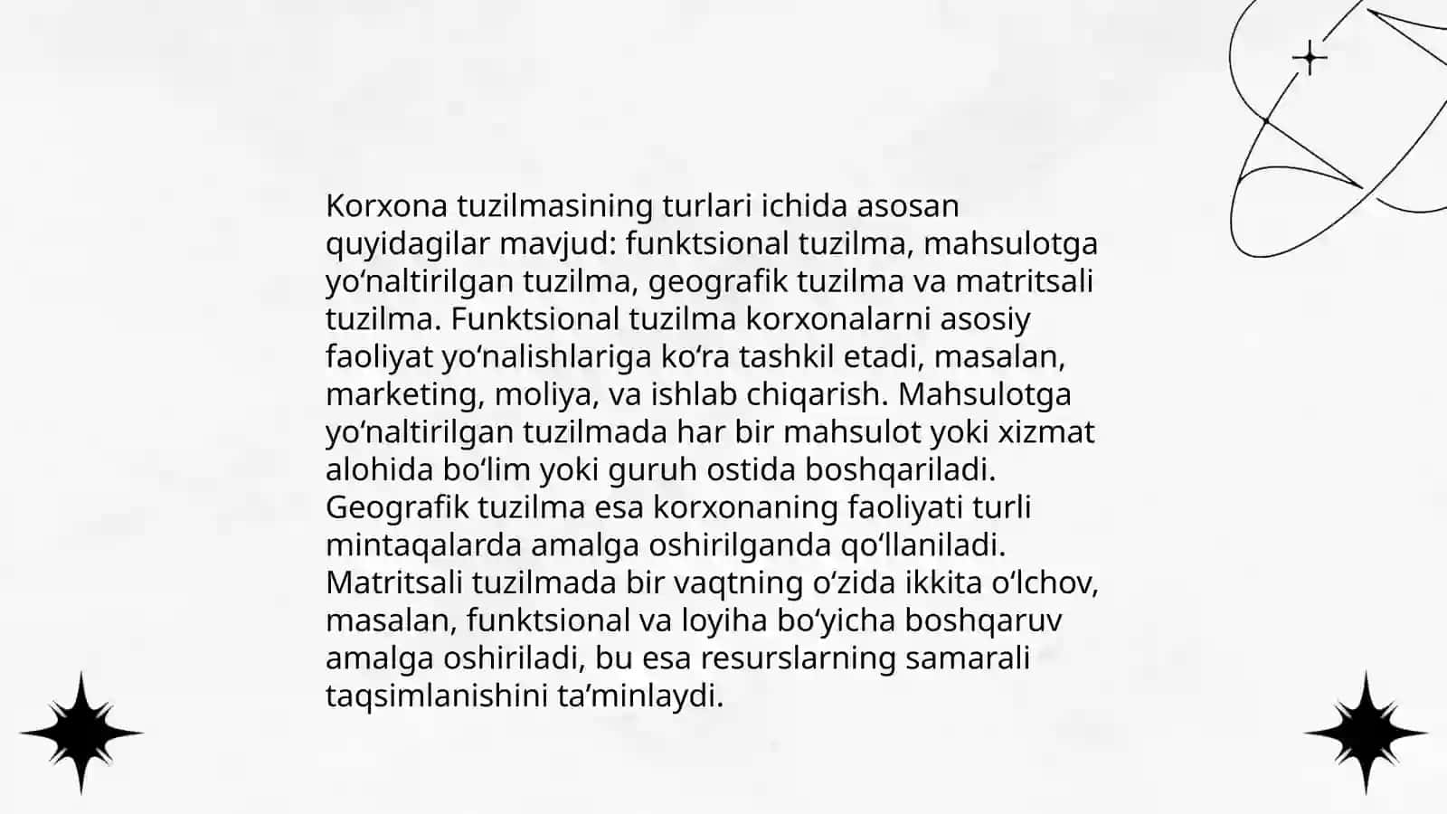 Ishlab chiqarish korxonalarining tuzilishi va rejalashtirishi 4