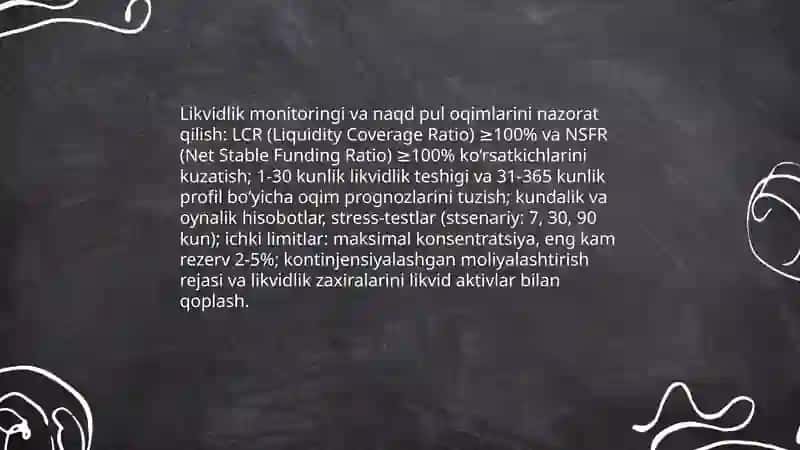 Kredit portfeli monitoringi va sifatini baholash 4
