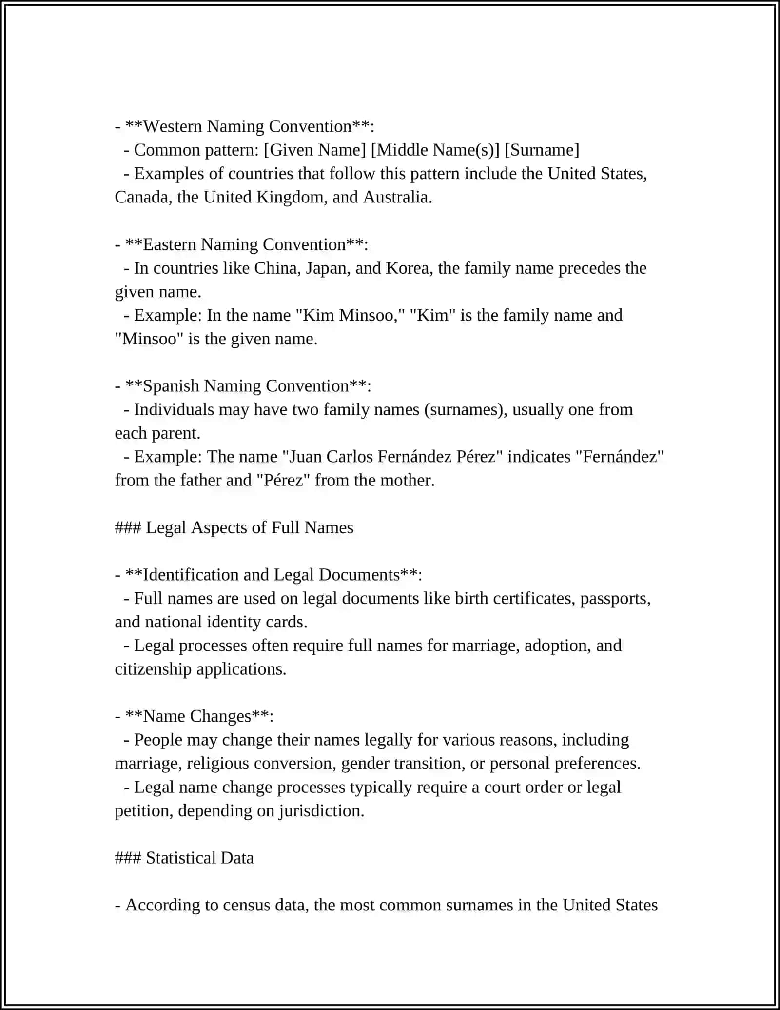 WRITING PERSONAL INFORMATION 4