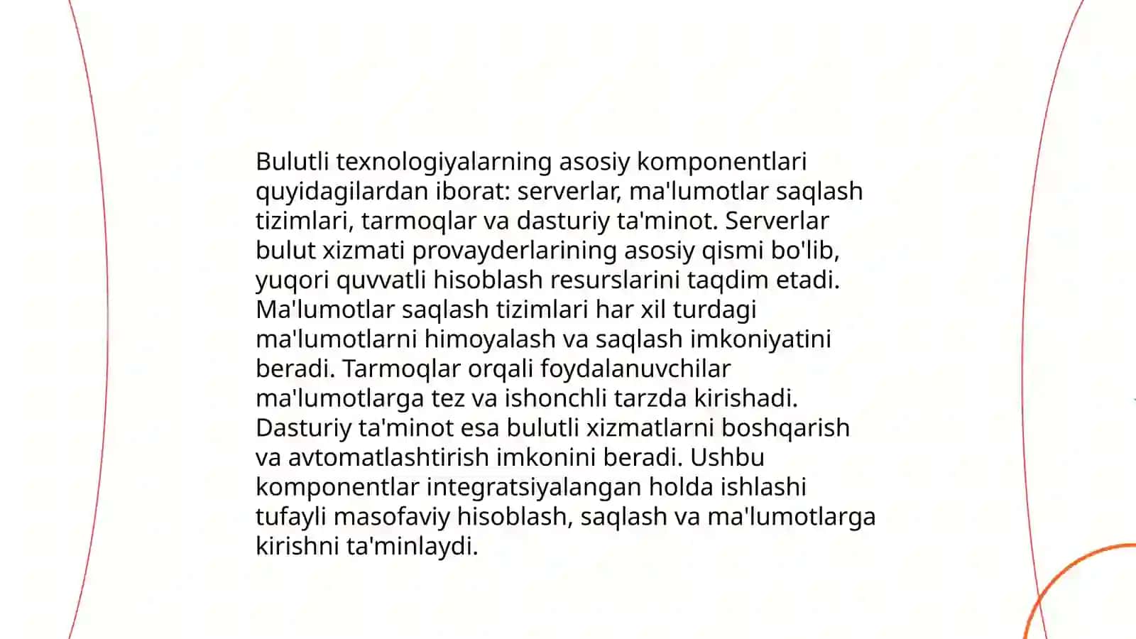 Bulutli texnalogiyalar va ular bilan ishlash 4