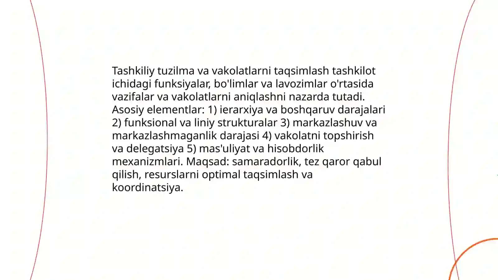 Jarayonni menejerlik qilish 4