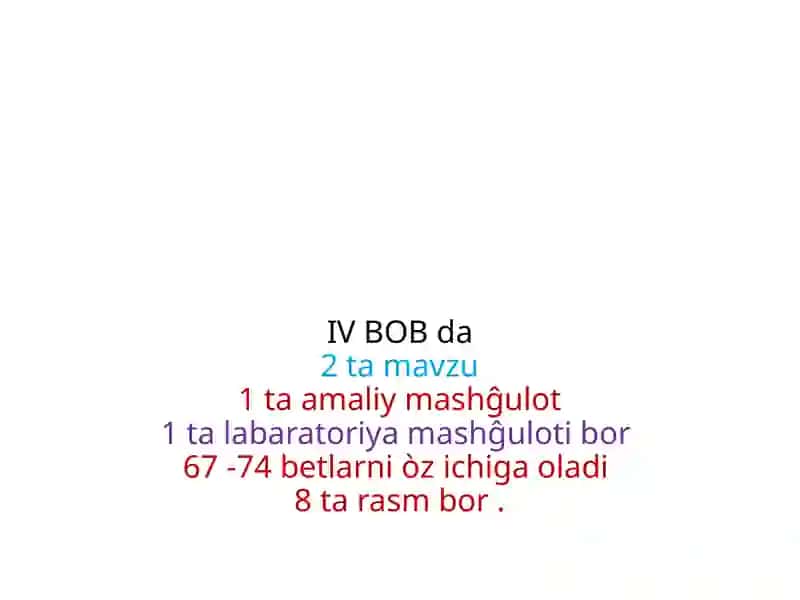 III-BOBORGAN VA ORGANLAR SISTEMASI 4
