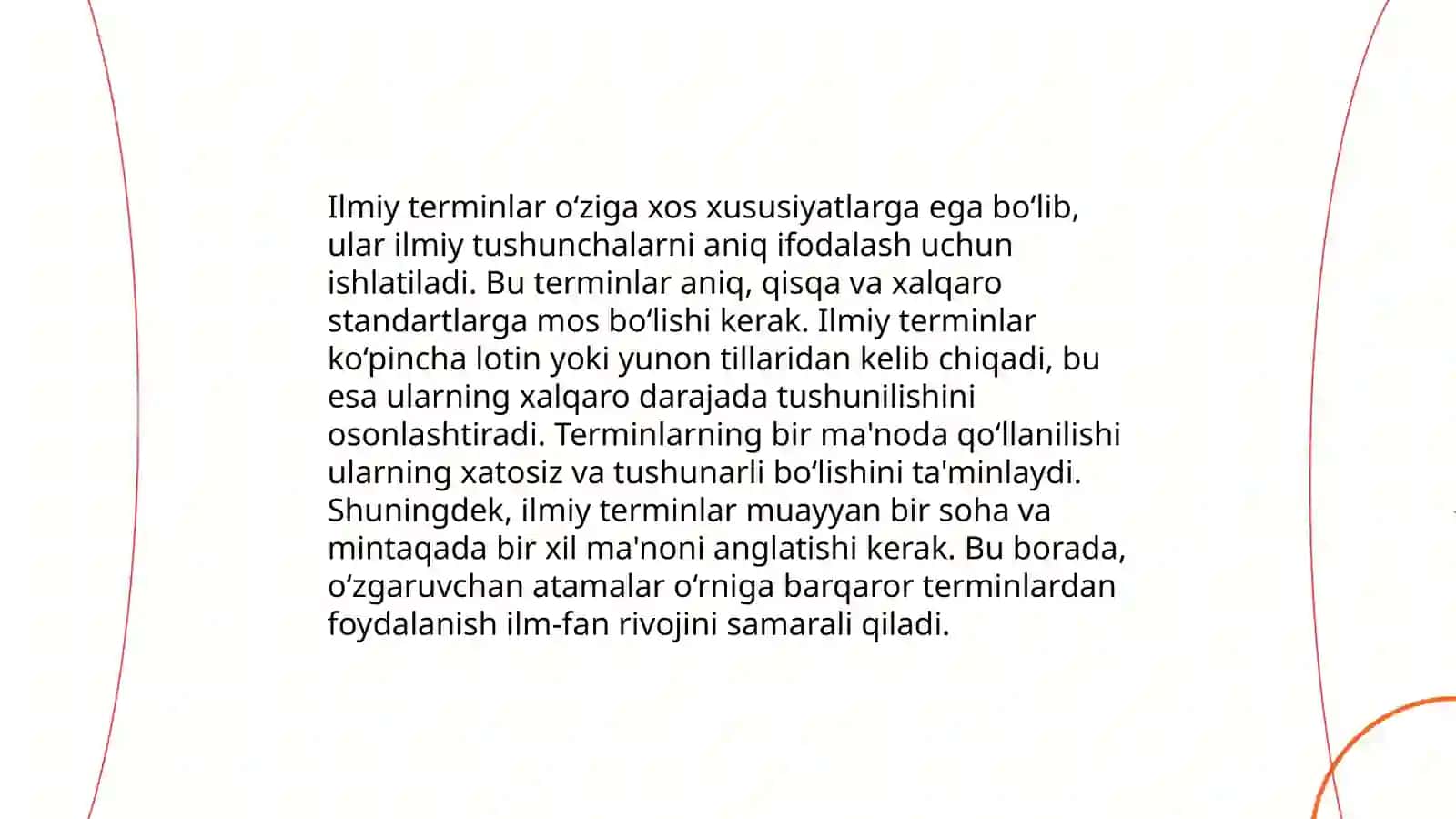 Terminologiya va terminlarga xos xususiyatlar 4