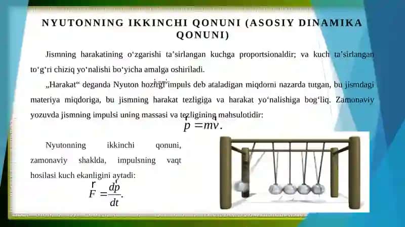 Nyuton qonunlari 4