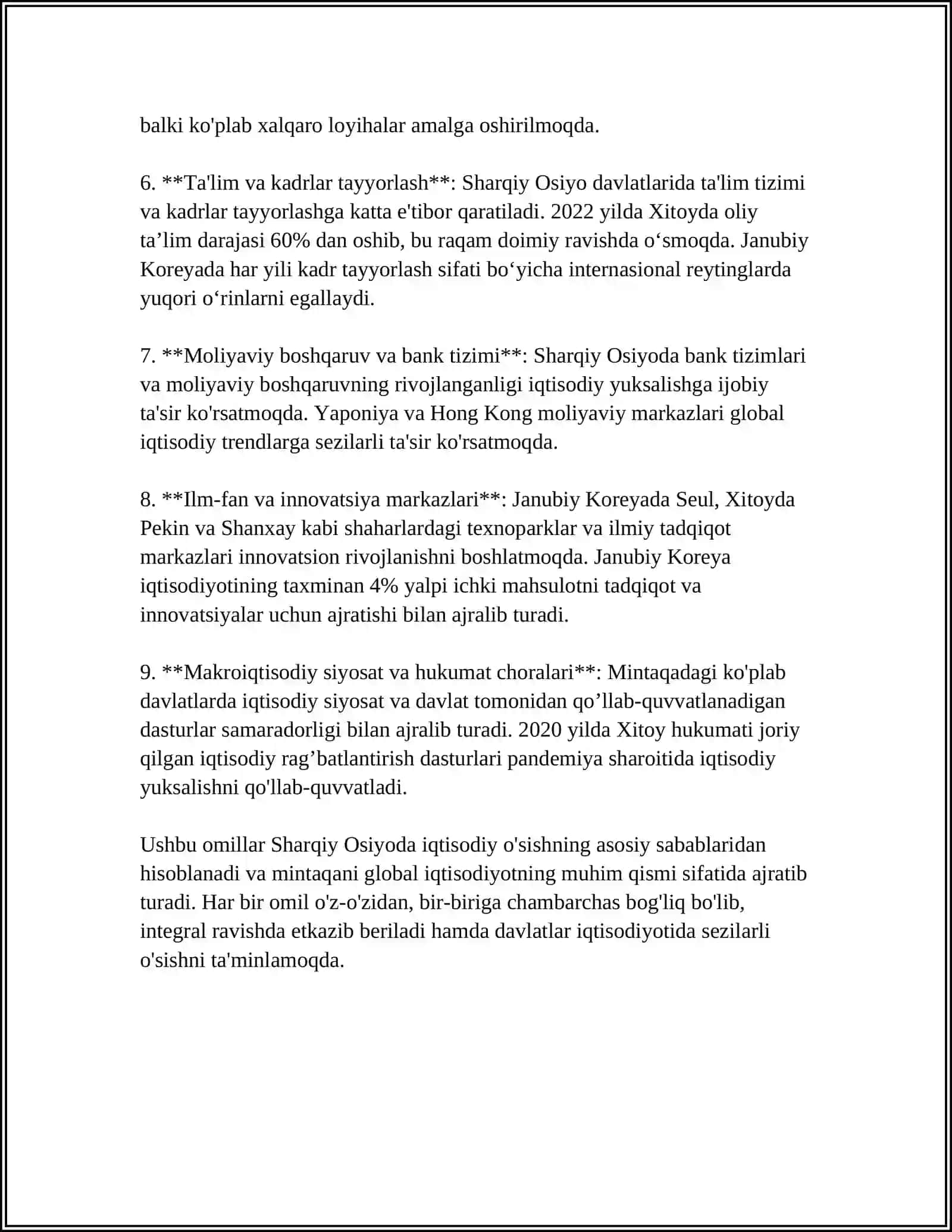 SHARQIY OSIYO MUAFFAQIYAT VA INQIROZ SABABLARI 4