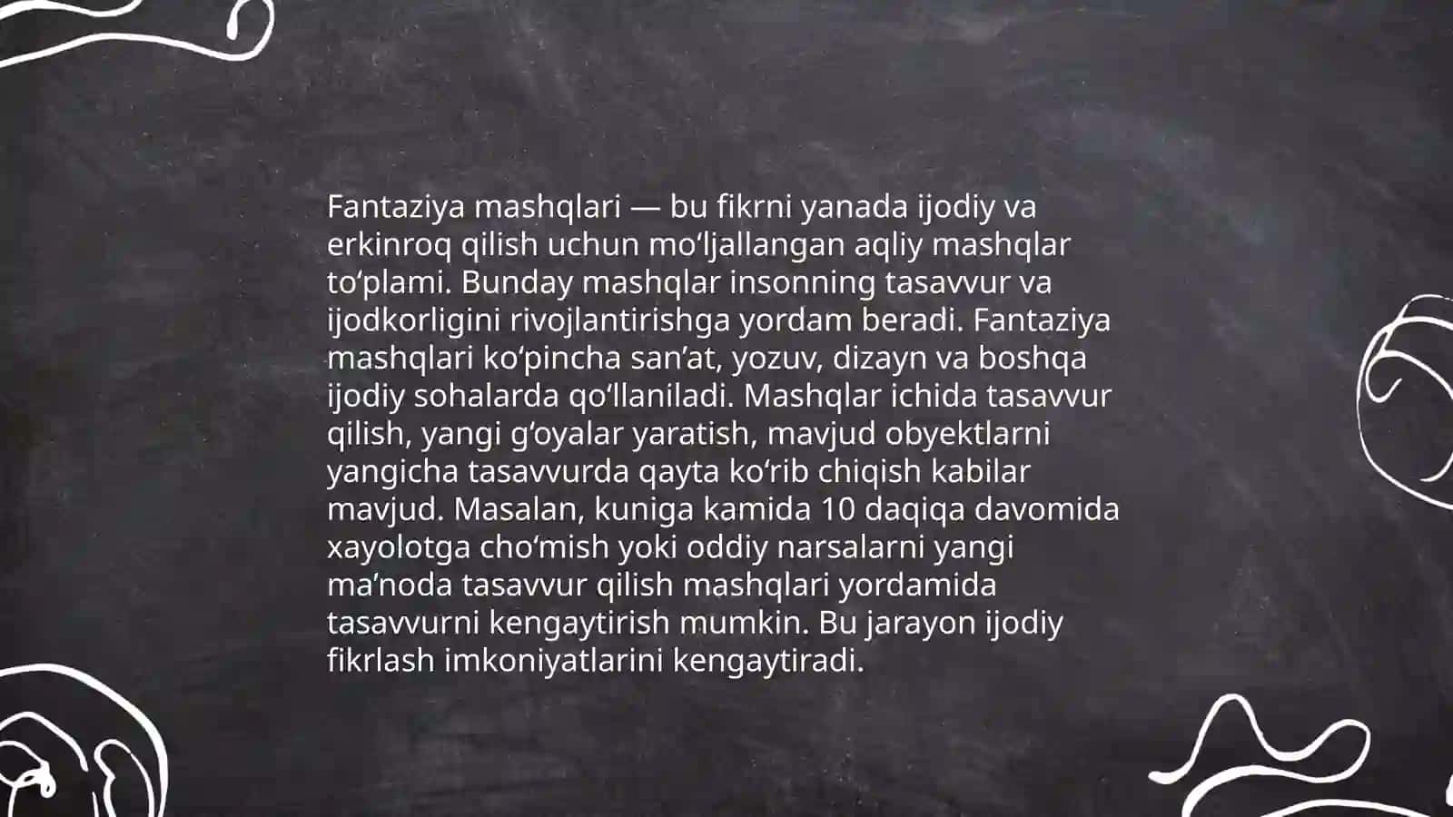 Ijodiy tafakkurni rivojlanish usullari 4